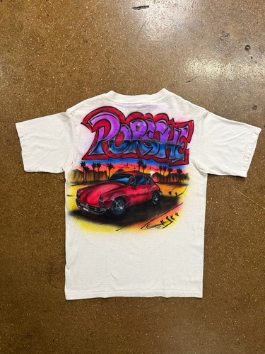 Vintage 80s porsche shirt - porsche, t