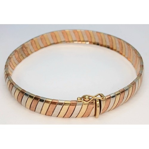 Solid 9ct tri colour gold - solid,