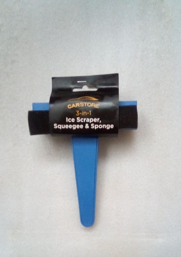 Ice scraper squeegee sponge - scraper,