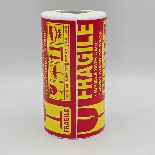Fragile glass stickers - glass,
