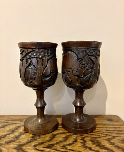 Hand carved african tribal - hand-carved,