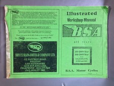 BSA 250 and 350 OHV - Illustrated Workshop Manual - Bruce Main-Smith & Co Ltd