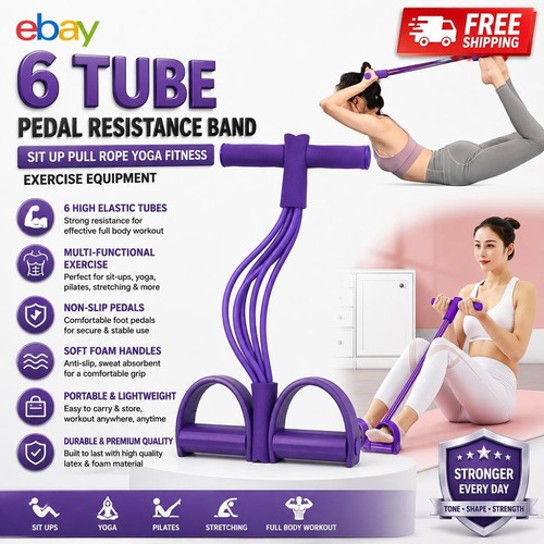 Tube pedal resistance band - 6,