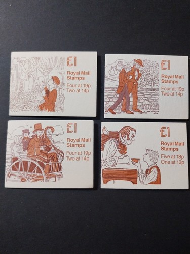 1988 folded booklets x4 - gb,