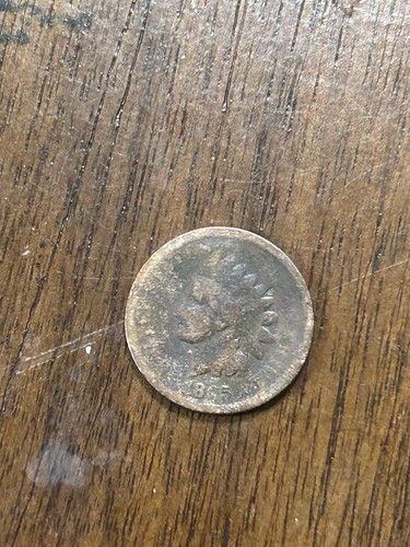 1865 indian cent - 1865,