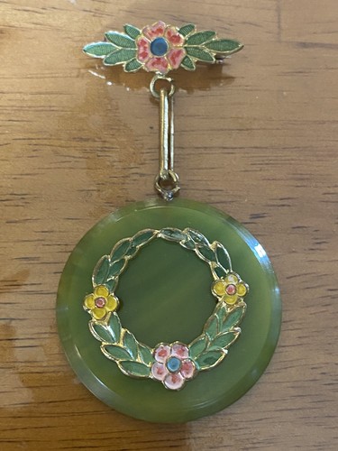 Rare bakelite green yellow - rare,