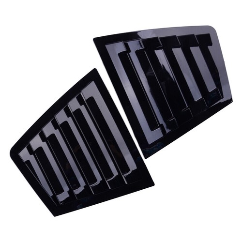 2pcs rear side window - rear, louver