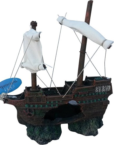 Shipwreck aquarium ornament - shipwreck,