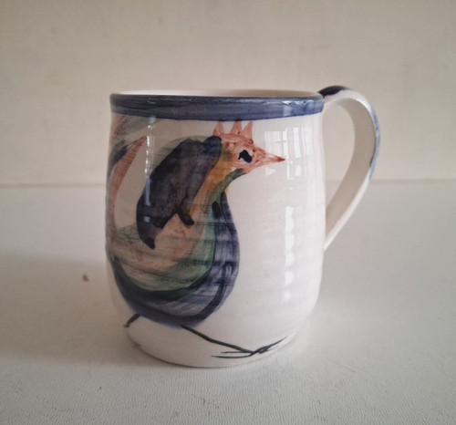 Studio pottery chicken hen - studio,