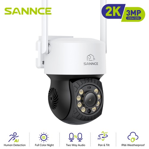 Sannce 3mp wireless - pt, ip