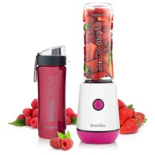 Breville VBL248 Blend Active Personal Blender And Smoothie Maker - Black & Rose