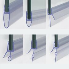 Rubber Plastic Shower Screen Seal Strip For 4-10mm Curved / Flat Glass Bath Door
