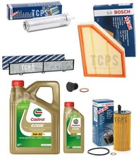FOR BMW 1 SERIES 118D E81 COMPLETE BOSCH SERVICE KIT WITH 6L CASTROL EDGE