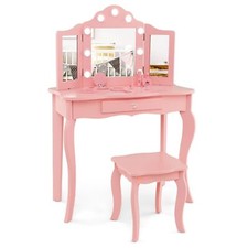 2 in 1 Kids Vanity Table and