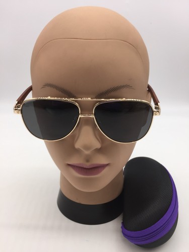 Cartier gold brown aviator - cartier,