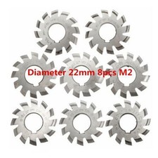 M2 HSS Gear Cutter Kit 8Pcs