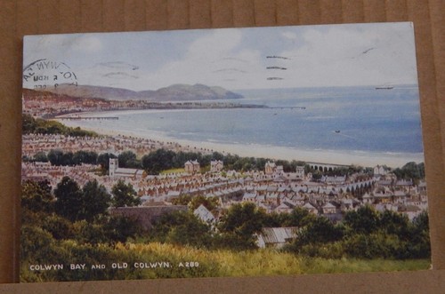 Postcard colwyn bay and old - postcard,