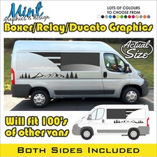 SWB FIAT DUCATO L2 MWB L1 MOTORHOME CAMPER VAN STRIPES GRAPHICS DECALS 007
