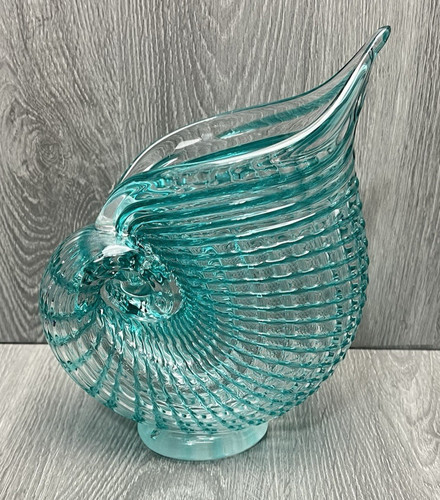 Art glass nautilus - art,