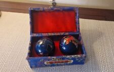 Chinese Baoding Meditation Oriental Stress Bell Chime Balls Dragons with Box