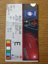 17/03/2007 Rugby Union Ticket