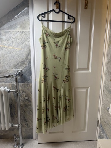 Zara floral green - green, dress