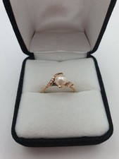 Vintage 9ct Gold Pearl Ring Size M