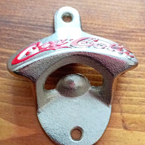 Coca cola wall - wall-mounted, bottle