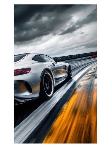 Sleek sports car - sleek, poster