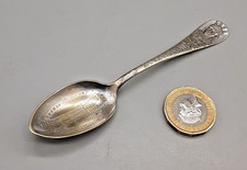 1893 World's Fair Commemorative Souvenir Silver Plated Spoon Woman's Building