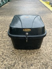 Rickman White Vintage Retro Classic Rear Top Back Box Helmet Rack Motorcycle