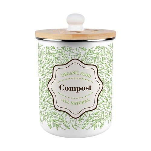 Organic green leaves compost - leaves,