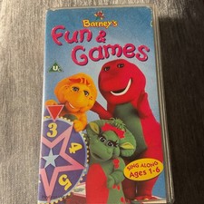 Barney's Fun & Games VHS/Video