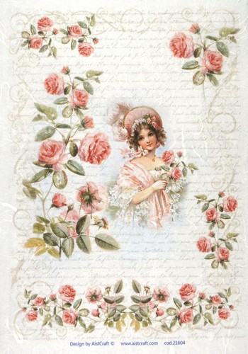 Rice paper for decoupage - rice,
