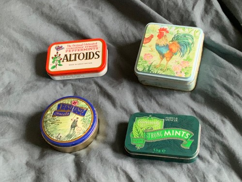 Job lot vintage tins - job,