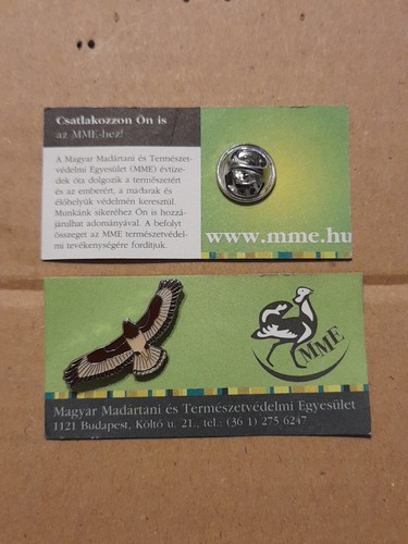 Mme buzzard charity pin - pin, badge