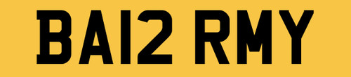 Funny barmy number plate - funny,
