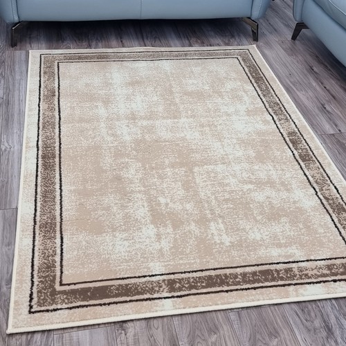 Cream vintage rug border - cream,