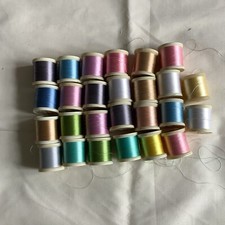 Madeira Machine Embroid Rayon 200m Thread - 26 Bobbins, barely Used, ex con