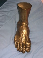 Large Sculpture Foot Life Drawing Model Anatomical Study tool College Bronzed
