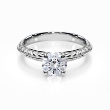 Round Cut 1 Carat Bridal Lab