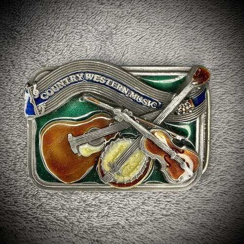 Country music belt buckle - belt,