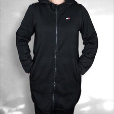 Tommy Hilfiger black long zip