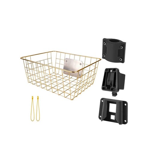 Bike basket with - basket, mounting