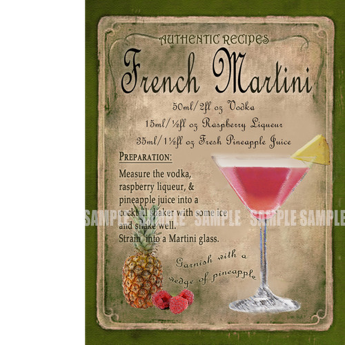 French martini cocktail - ,