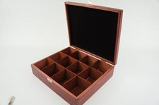 12 Compartment Tea Chest Box