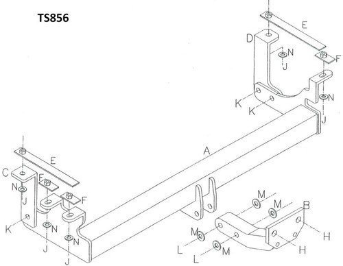 Towtrust fixed flange - towtrust,