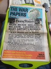 The war papers newspaper - war,