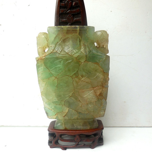 Vintage chinese carved green - chinese,