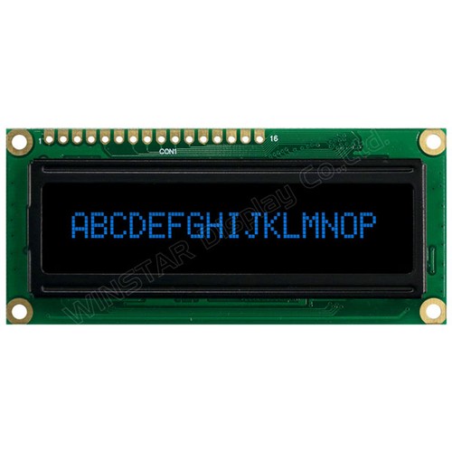 Winstar oled display 16x1 blue - oled,